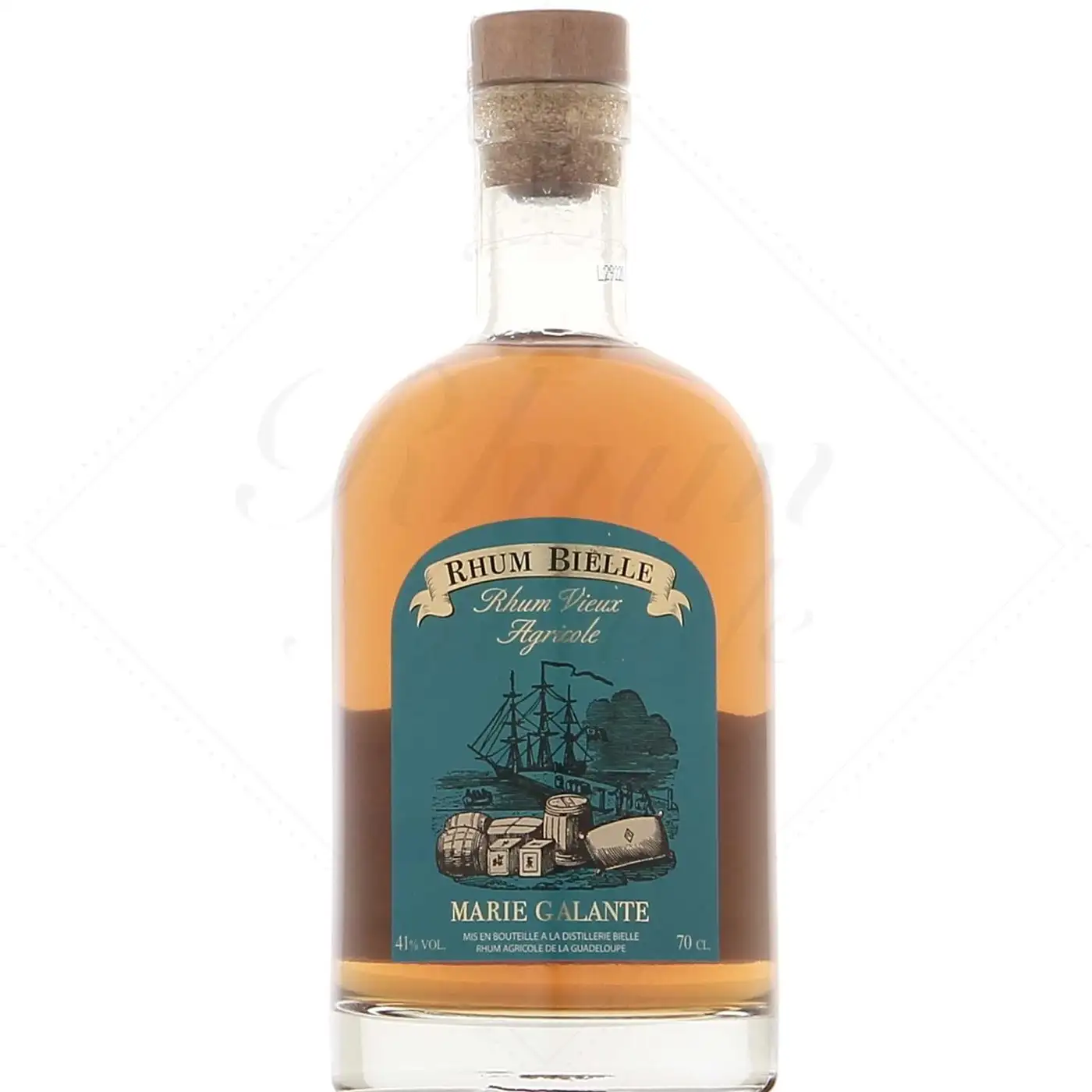 Image of the front of the bottle of the rum Rhum Vieux Agricole