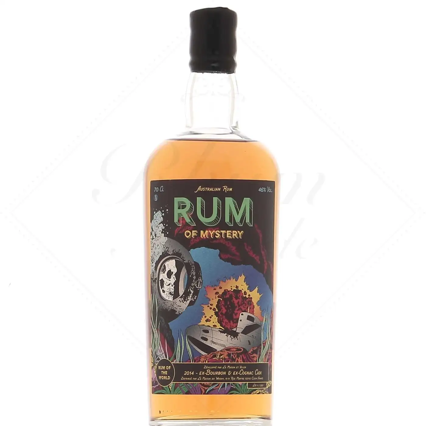 Image of the front of the bottle of the rum Rum of the World: Rum of Mystery