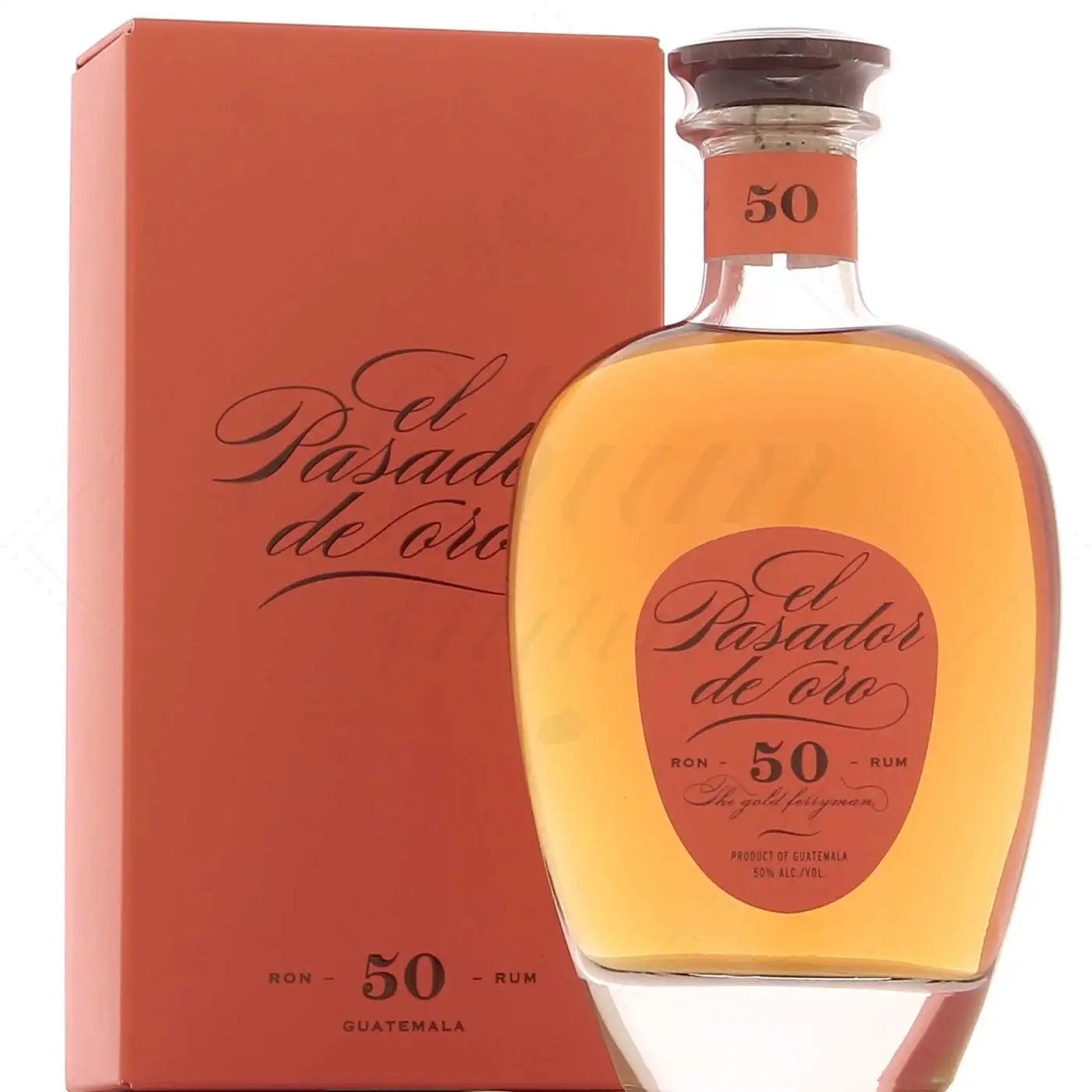 Image of the front of the bottle of the rum El Pasador Ron - 50 - Rum