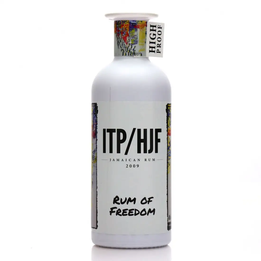 Image of the front of the bottle of the rum ITP / HJF (Rum of Freedom)