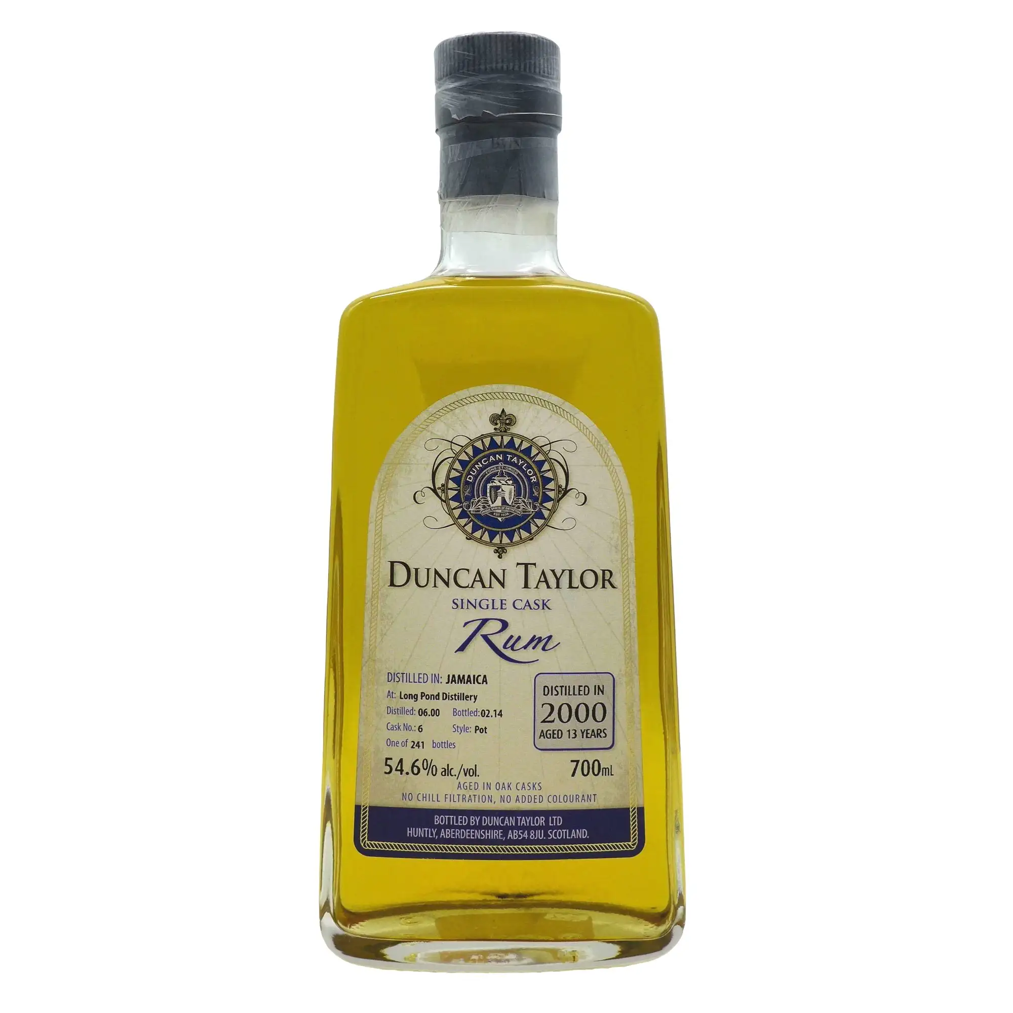 Image of the front of the bottle of the rum Single Cask Rum