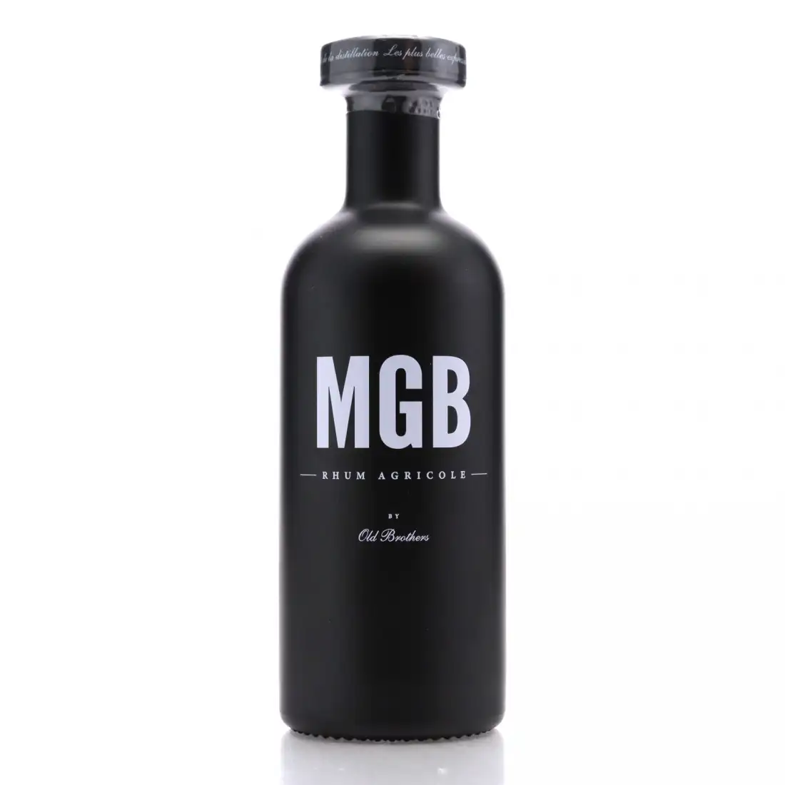 Image of the front of the bottle of the rum MGB