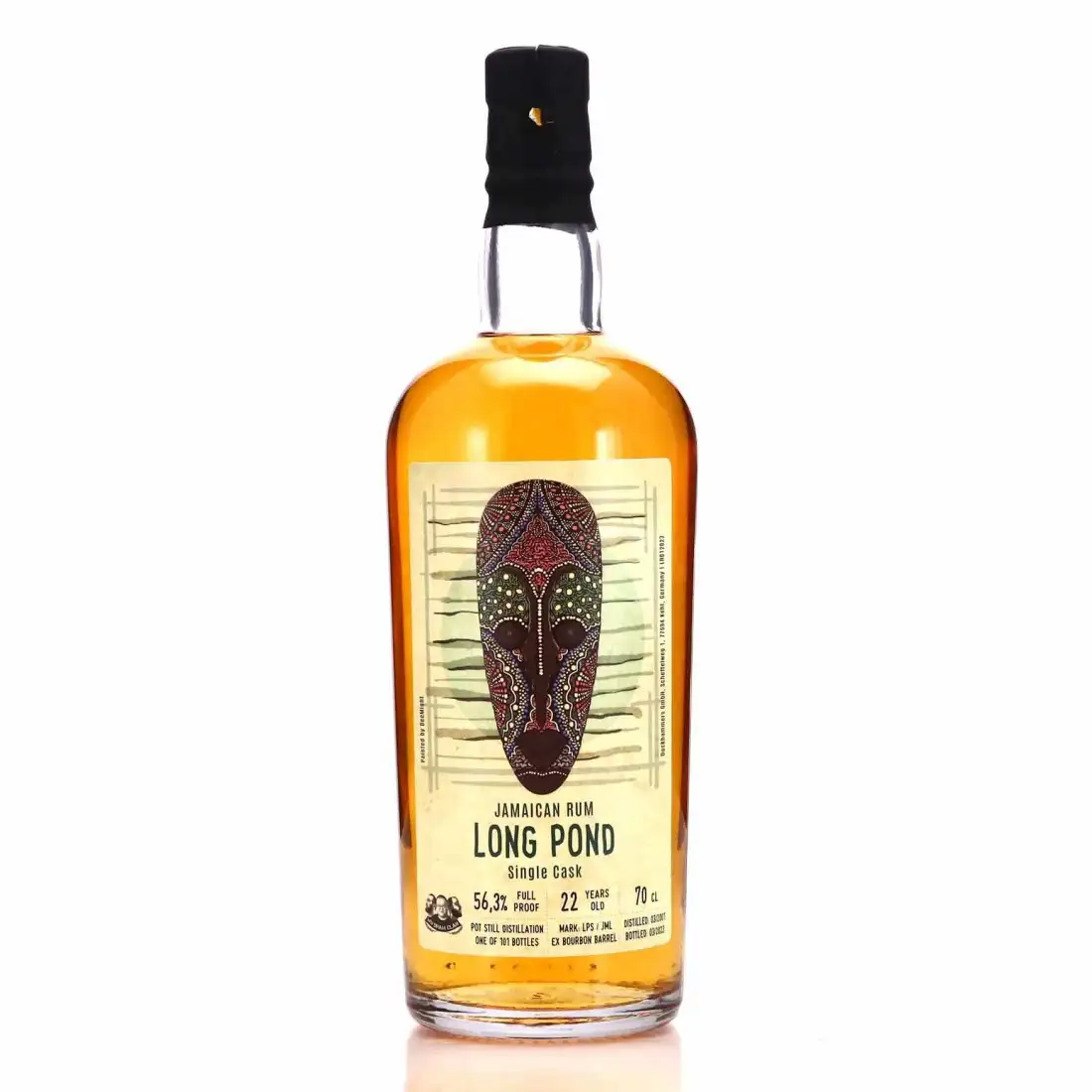 Image of the front of the bottle of the rum Jamaican Rum LPS