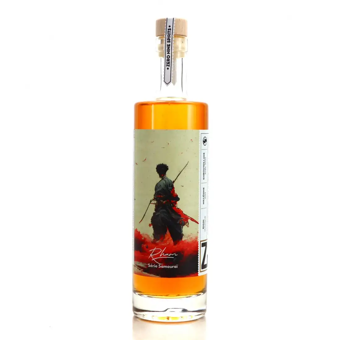 Image of the front of the bottle of the rum Rhum Série Samouraï