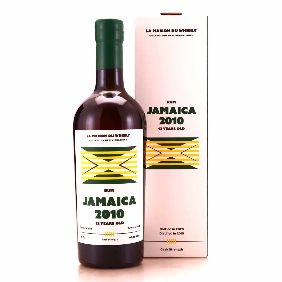 Image of the front of the bottle of the rum Rum Jamaica (Flag Series) EMB