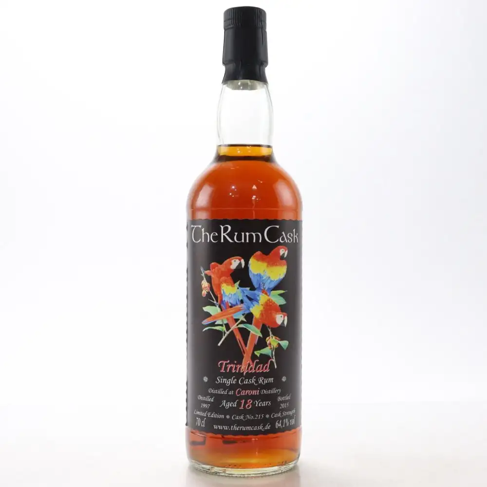 Image of the front of the bottle of the rum Trinidad HTR
