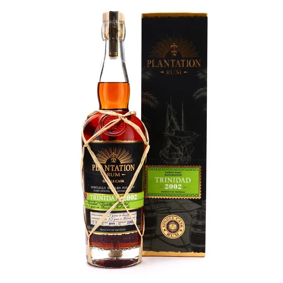 Image of the front of the bottle of the rum Plantation Trinidad Tawny Port Maturation (Right Spirits)