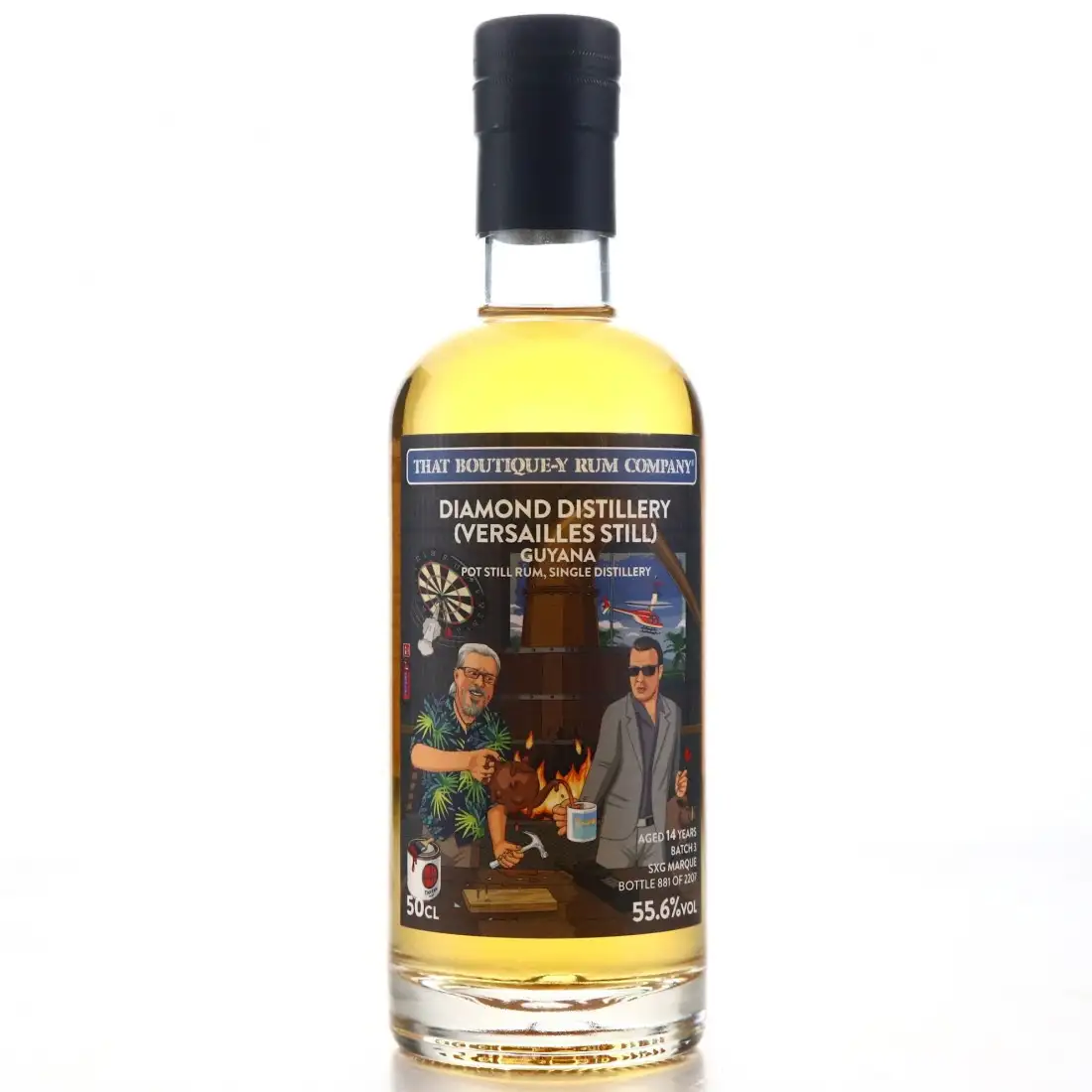 Image of the front of the bottle of the rum Versailles Still SXG