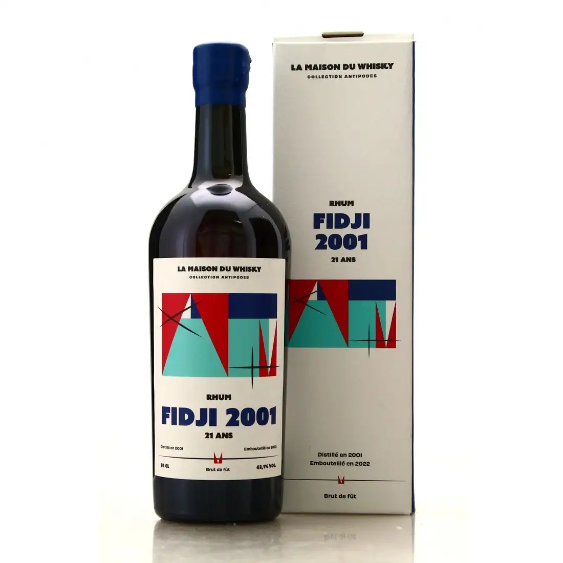 Image of the front of the bottle of the rum Rhum Fidji Flag Series (Collection Antipodes)