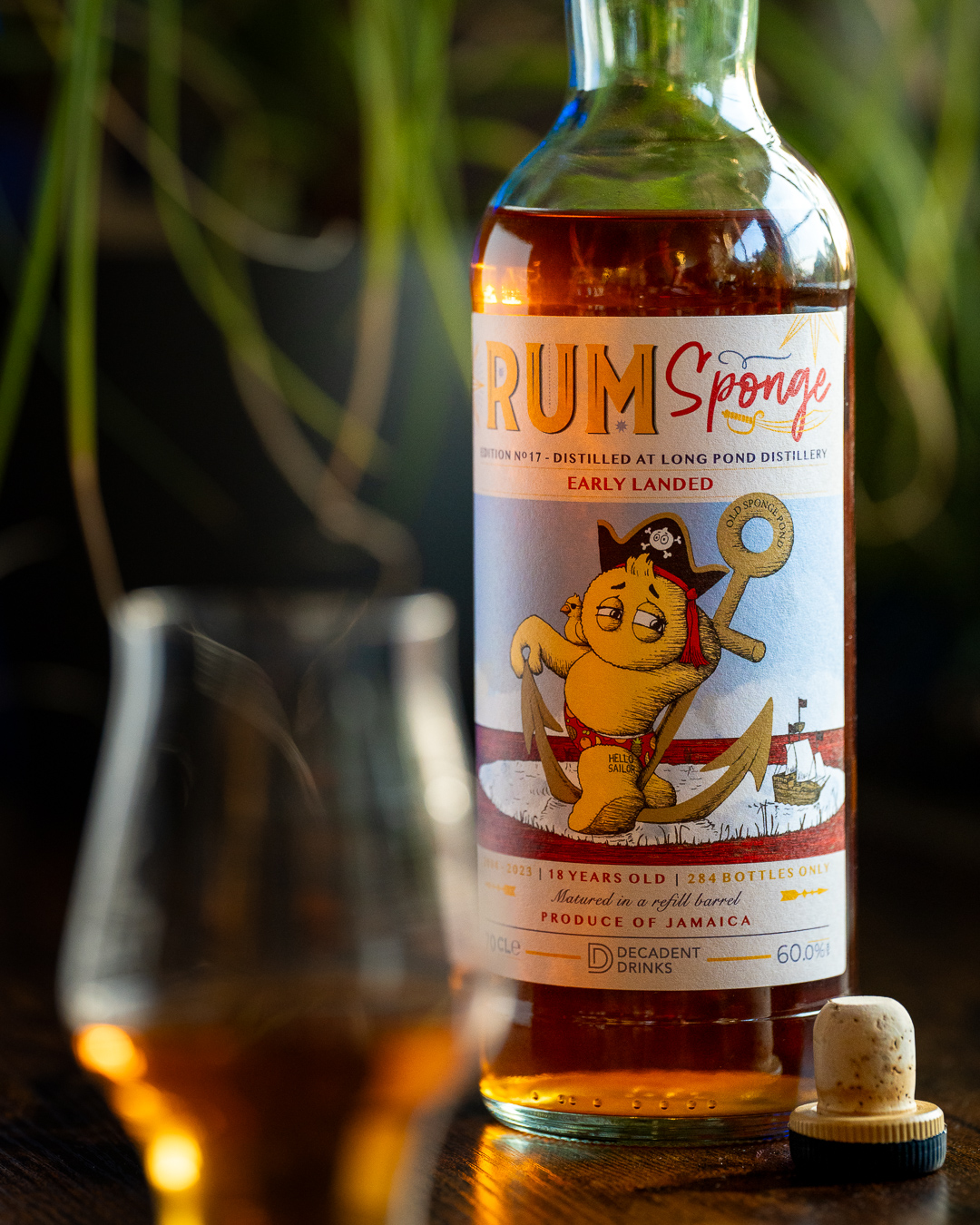The most enjoyed rum from June is poured: Rum Sponge Long Pond 2004 ITP